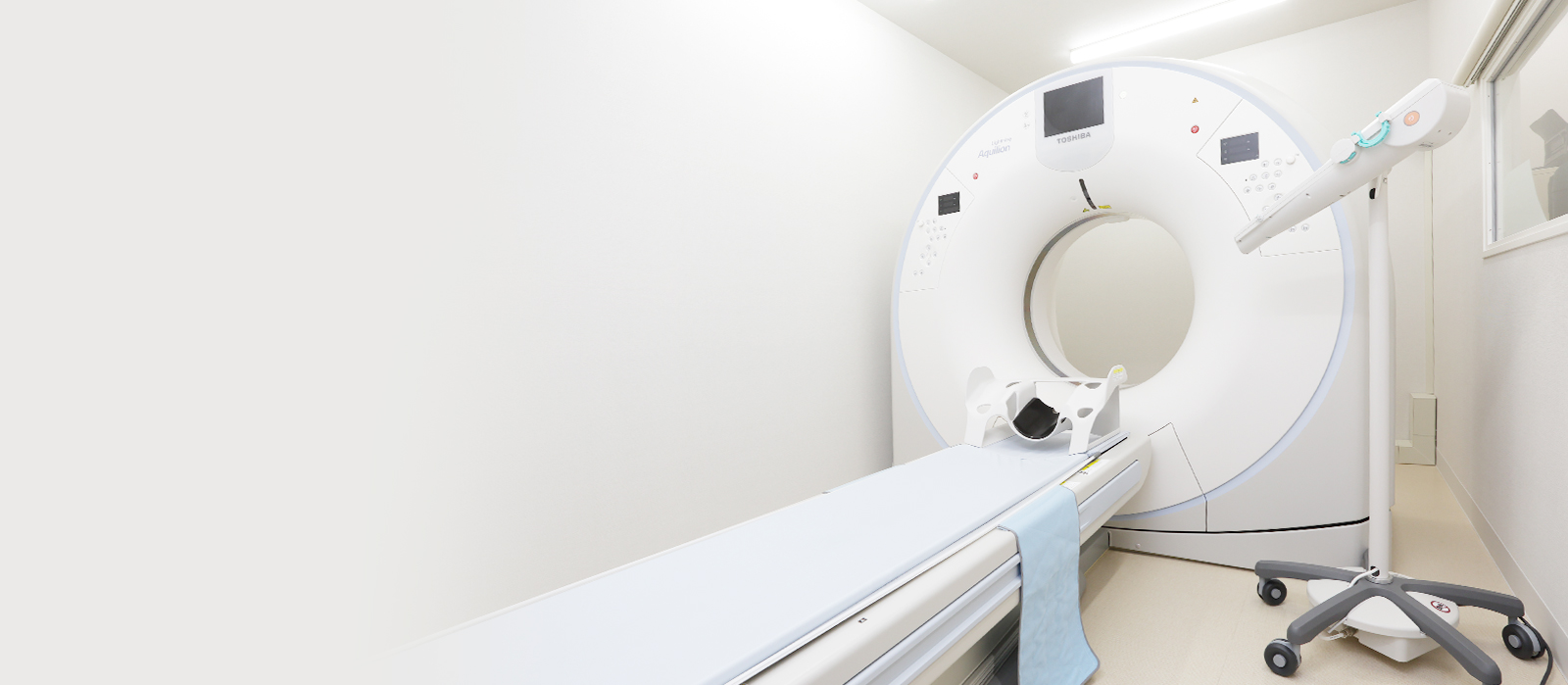 2人の専門医によるがん検査 院内に内視鏡やCT検査装置あり。がんや病気の早期発見・早期治療につとめています。